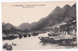 Cpa Chine. Kouy – Tcheou, Tchen Uen - Vue Du Port Sur La Rivière Uen - China