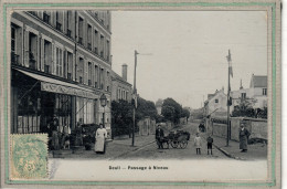 CPA (95) DEUIL - Aspect Du Quartier Du Passage à Niveau En 1907 - Deuil La Barre