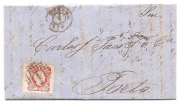 Portugal, 1862, # 13, Para O Porto - Storia Postale