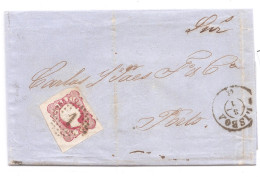 Portugal, 1862, # 13, Para O Porto - Storia Postale