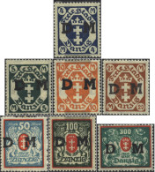 Gdansk D29Y-D35Y (complete Issue) Unmounted Mint / Never Hinged 1922 Official Stamp - Officials