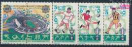 Ägypten 1515-1519 Fünferstreifen (kompl.Ausg.) Postfrisch 1985 Fussball (10073767 - Unused Stamps