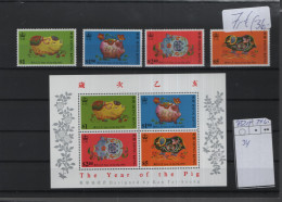 Hong Kong Michel Cat.No. Mnh/** 732/735 + Sheet 34 - Unused Stamps