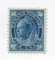 18963) Canada 1897 Leaf Queen  Mint Hinge * MH - Unused Stamps