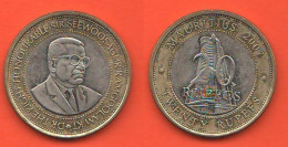 Mauritius 20 Rupees 2007 Rupie Typological Currency Bimetallic - Maurice