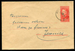 YUGOSLAVIA 1949 Tito 3 D. Stationery Envelope Format II Used.  Michel  U7 II - Postal Stationery