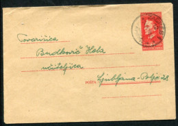 YUGOSLAVIA 1949 Tito 3 D. Stationery Envelope Format II Used.  Michel  U7 II - Postwaardestukken