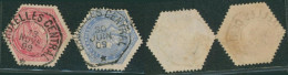 Télégraphe - TG16/17 Obl Télégraphique "Bruxelles (Central)" (2 Types) - Timbres Télégraphes [TG]