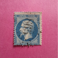 N°22 20 C. Bleu 2ème Choix Impression Décalée Oblitération GC 865 Champigny Sur Marne (Val De Marne) Cote 2023 15€ - 1862 Napoléon III
