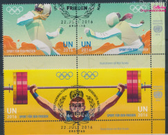 UNO - Wien 920-923 Paare (kompl.Ausg.) Gestempelt 2016 Olympische Sommerspiele (10100602 - Oblitérés