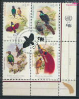 UNO - Genf 908-911 Viererblock (kompl.Ausg.) Gestempelt 2015 Paradiesvögel (10054805 - Used Stamps