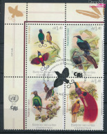 UNO - Genf 908-911 Viererblock (kompl.Ausg.) Gestempelt 2015 Paradiesvögel (10054808 - Used Stamps