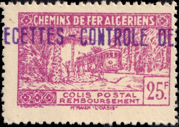 ALGÉRIE - 1945-46 - Colis-Postaux Yv.158 - 25f Lilas - Neuf** - Colis Postaux