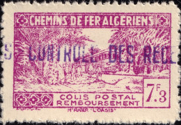 ALGÉRIE - 1945-46 - Colis-Postaux Yv.153 - 7f3 Lilas - Neuf** - Pacchi Postali