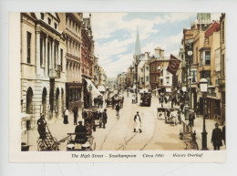 Southampton, The High Street (bargate) Circa 1900 History Overleaf - Southampton