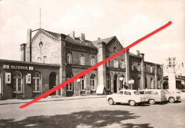 AK Weißwasser Oberlausitz Bahnhof Mitropa Gaststätte Restaurant A Bahnhofstraße Forster Straße Des Friedens Gablenz DDR - Weisswasser (Oberlausitz)