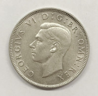 Gran Bretagna Great Britain UK George VI  2 Shillings 1946 Spl E.868 - J. 1 Florin / 2 Schillings