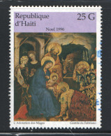 1996  Emission De Noël «Adoration Des Mages» 25 Gourdes  Oblitéré   - Haití