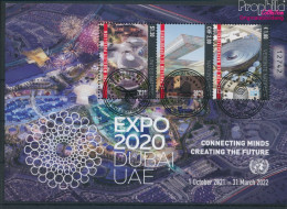 UNO - New York Block70 (kompl.Ausg.) Gestempelt 2021 Weltausstellung EXPO2020 (10115302 - Usados