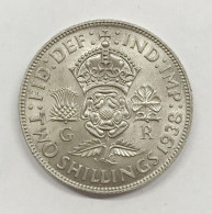 Gran Bretagna Great Britain UK George VI  2 Shillings 1938 Spl/q.fdc E.869 - J. 1 Florin / 2 Schillings