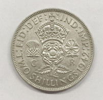 Gran Bretagna Great Britain UK George VI  2 Shillings 1942 Spl E.870 - J. 1 Florin / 2 Schillings