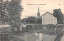 ¤¤  -   BAUGY   -   Le Pont Saint-Martin   -  Cheval à L'Abreuvoir  -    ¤¤ - Baugy