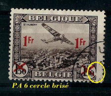 PA 6  Obl. V1  Cercle Brisé - 1931-1960