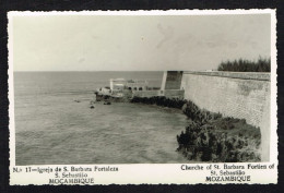 MOÇAMBIQUE MOZAMBIQUE (Africa) - Church Os St. Barbara Fortien Of St. Sebastião RARE PHOTO-POSTCARD - Mozambique