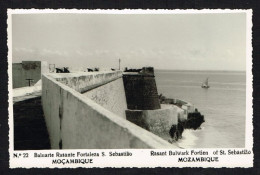 MOÇAMBIQUE MOZAMBIQUE (Africa) - Rasant Bulwark Fortien Of St. Sebastião RARE PHOTO-POSTCARD - Mozambique