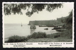 MOÇAMBIQUE MOZAMBIQUE (Africa) - Partial View Of The Fortien Of St. Sebastião RARE PHOTO-POSTCARD - Mozambique