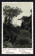 MOÇAMBIQUE MOZAMBIQUE (Africa) - The Tower Of The Church St. Paulo RARE PHOTO-POSTCARD - Mozambique