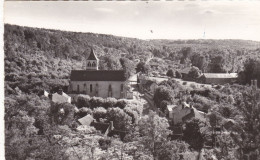 91. BOISSY LA RIVIERE . CPA.VUE GENERALE. L'EGLISE . ANNEES 50 - Boissy-la-Rivière