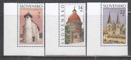 Slovakia 2002 - Romanesque Architecture, Mi-Nr. 437/39, MNH** - Nuevos