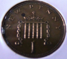 Great Britain - 1971 - KM 915 - 1 New Penny - VF - Look Scans - 1 Penny & 1 New Penny