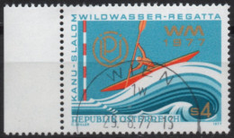 AUSTRIA 1977 - 1v - Used - Canoeing - Canoe - Canoa-kayak - Kayaking - Kanu - Mi 1555 - Canoe