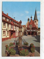 AK 140616 GERMANY - Michelstadt I. Odenwald - Marktbrunnen Und Rathaus - Michelstadt