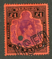 4731 BCx Bermuda 1951 Scott 128 Used (Lower Bids 20% Off) - Bermuda