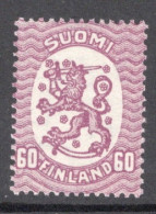 Finland 1917 Standing Lion Definitive Stamp In Unmounted Mint - Ungebraucht