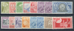 4771 BCx Bermuda 1953 Scott 143-59 M* (Lower Bids 20% Off) - Bermuda