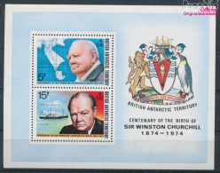 Britische Gebiete Antarktis Block1 (kompl.Ausg.) Postfrisch 1974 Wintson Spencer Churchill (10115209 - Ongebruikt