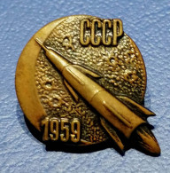 USSR ,FIRST CREWED FLIGHT IN SPACE,1959,SOVIET MISSION TO MOON - Spazio