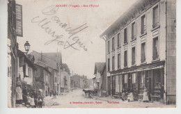 CPA Golbey - Rue D'Epinal (avec Jolie Animation Devant Café Du Centre) - Golbey