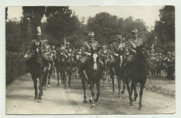 MILITARI A CAVALLO ROMA GIUGNO 1923 RIVISTA STATUTO - NV FP ( FORELLINI DA PUNTINA ANGOLI )  - Régiments