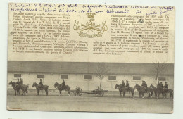 ARTIGLIERIA A CAVALLO 1915 VIAGGIATA FP - Regiments