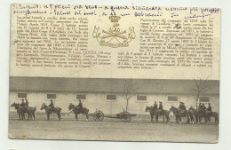 ARTIGLIERIA A CAVALLO 1915 VIAGGIATA FP - Régiments