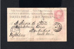 15793-ARGENTINA-OLD POSTCARD BUENOS AIRES To LLANDUDNO (england) 1888.Carte Postale.POSTKARTE.Tarjeta Postal. - Lettres & Documents