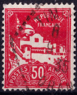 ALGÉRIE - 1935 - TàD Agence Postale "TIMIMOUN / ORAN" Sur Yv.79A 50c Rouge Mosquée De La Pêcherie - TB - Usati