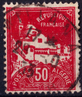 ALGÉRIE - 1933 - TàD "MILIANA / ALGER" Sur Yv.79A 50c Rouge Mosquée De La Pêcherie - TB - Usati