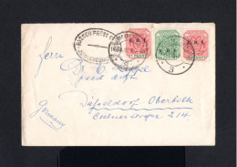 K299-SOUTH AFRICA-OLD COVER JOHANNESBURG To DUSSELDORF (germany) 1901.Enveloppe AFRIQUE DU SUD - Nuova Repubblica (1886-1887)