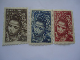 MARTINIQUE  MNH  3  STAMPS  WOMENS - Autres & Non Classés